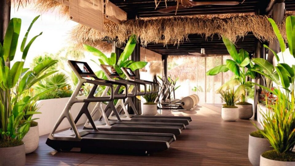 Shared amenities and pool area